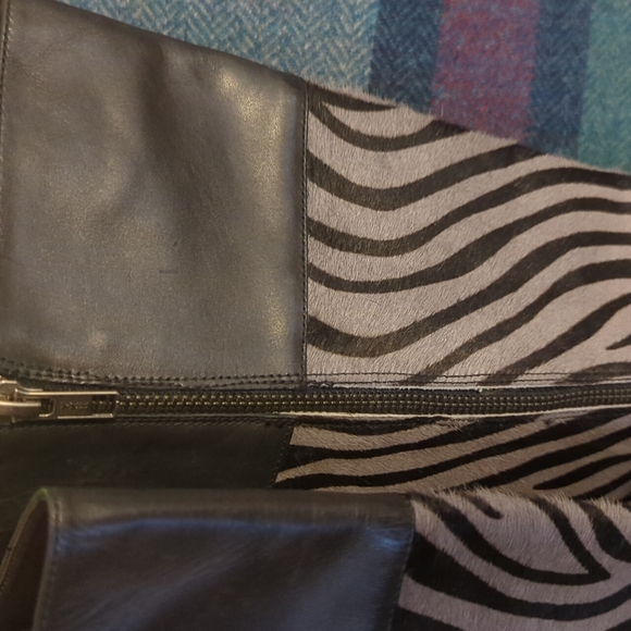 Leather and fabric boots - Picture 2 of 9